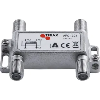 Triax AFC 1221, 75 Ohm, 5 - 1218 MHz, Silber, A, 1,4 dB, 1 Stück(e)