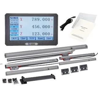 Digitalanzeigesystem, LCD-Touchscreen, Mehrsprachige Unterstützung, 3-Achsen-DRO-Kit