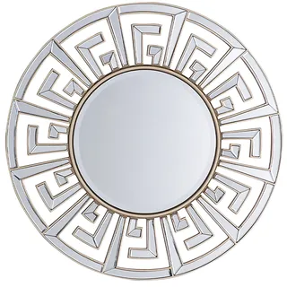 Beliani Wandspiegel Flers 70 cm 70 cm Metall Gold