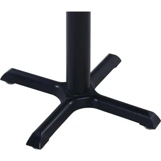 vidaXL Gartentisch 80 x 80 x 75 cm Schwarz