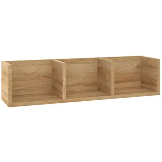CARO-Möbel Cd/Dvd- Regal Stars , Holzwerkstoff , Mode , 75x18x18 cm , Wohnzimmer, TV Möbel, CD-Regale