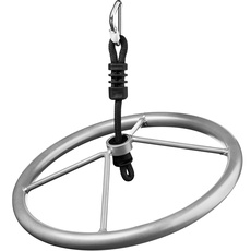 Bild von Slackers Ninja Wheel, pulverbeschichtetes Rad aus Stahl, Ø 35cm, inkl. Delta-Sicherheitskarabiner, zusätzliches Hindernis / Obstacle für die Slackers Ninja Line, 980028