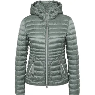 Steppjacke CARTOON "Steppjacke mit Reißverschlusstaschen", Damen, Gr. 36, grün (laurel wreath), Obermaterial: 100% Polyamid PA., Jacken Steppjacke