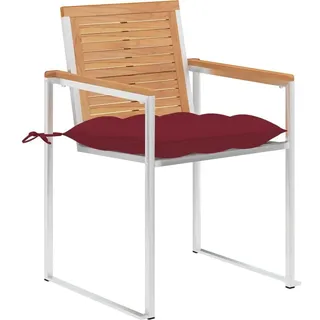 vidaXL Gartenstuhl 55 x 60 x 85 cm rot 4 St.