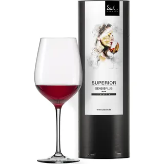 Eisch Rotweinglas Superior Sensis plus, Weinglas, Kristallglas, 600 ml, 25002020 - Transparent