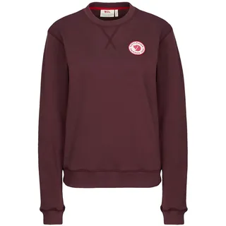 Fjällräven 1960 Logo Badge Pullover Port Lila/Rot XS