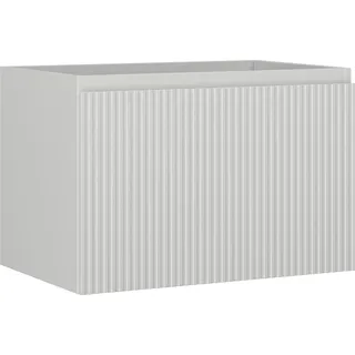 Mexen Rivel Badezimmerschrank unter dem Waschbecken 70 cm, 1 Schublade, geriffelt, grau matt - 91A20-07047-1-BF62 - Grau