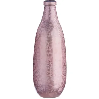 GILDE Tischvase »Flaschenvase Montana, aus Glas, Höhe ca. 41 cm«, (1 St.), Europäische Herstellung, aus recyceltem Material, rosa