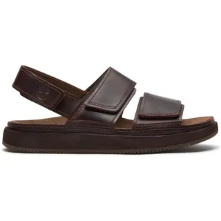 Timberland Mens Backstrap Sandal dk brn f grain 8