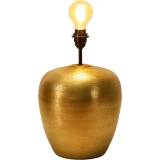 Marrakesch XXL Vintage Tischlampe Nachttischlampe 39cm groß | Boho Deko Tischleuchte Lampe im Wohnzimmer Schlafzimmer & Kinderzimmer | Tischleuchte Camden gold aus Metall E27 Lampenfassung