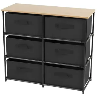 Urban Living Le Kube Regal mit 6 Schubladen, 75,6 x 29,7 x 68 cm