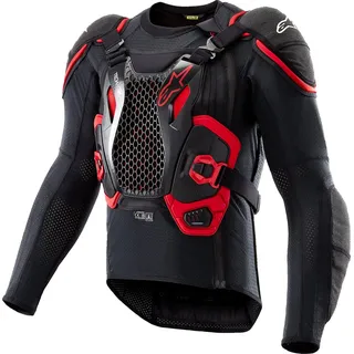 Alpinestars Tech-Air Off-Road, Airbag-Jacke - Schwarz/Rot - S