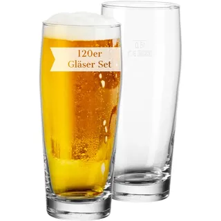 VAN WELL Bierglas 0,5 l 120-tlg.