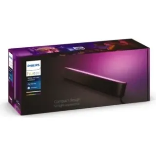 Philips Hue Play LED Lichtleiste Erweiterung, Schwarz, Bluetooth kompatibel, 1 Stück - Bunt