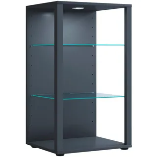 VCM Standvitrine Glasol 52 x 44 x 90 cm Anthrazit