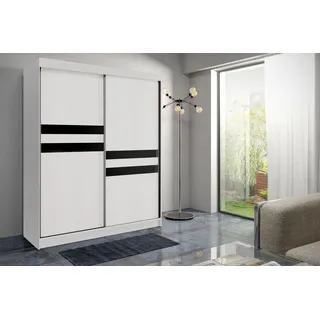 Kleiderschrank Garderobe für das Hotel Möbel Modern Schlafzimmer Schränke Holz - Weiß