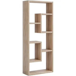 VCM Vilo Standregal 36 x 14,5 x 92,4 cm Braun