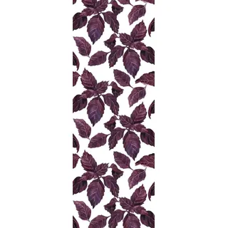 Queence Vinyltapete »Hinn« botanisch glatt 90x250cm, selbstklebend, kinderleichte Anbringung,, Sticker, lila