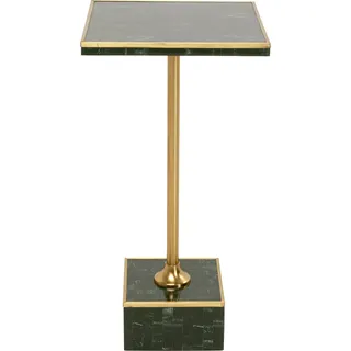 Kare Design Beistelltisch Loco Loco, Schwarz/Gold, 25x25 cm | fürs Wohnzimmerm vielseitig kombinierbar