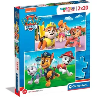CLEMENTONI Paw Patrol 2x20st. 20 Teile)