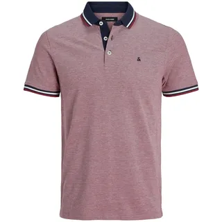 JACK & JONES Paulos Kurzarm-poloshirt - Rio Red Polo S/S