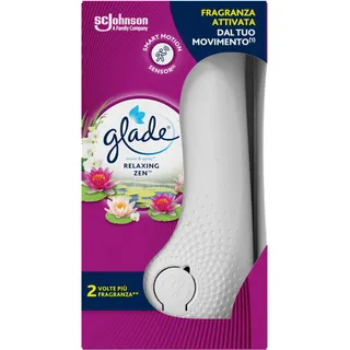 Glade Sense & Spray Raumduft mit Bewegungssensor, Duft Relaxing Zen, Packung mit 1 Diffusor und 1 Nachfüllpackung