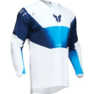 Thor Launchmode Storm, Trikot - Weiß/Blau - L