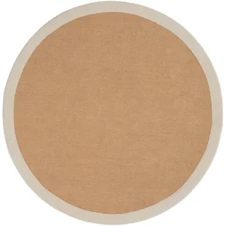 carpetfine Sisal Sisalteppich Ø 60 cm Beige