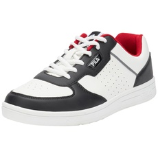 FILA C. Court CB Teens Sneaker, White-Black, 37 EU
