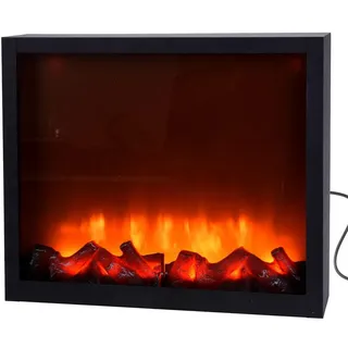 OEM Elektrokamin 41 x 25 cm Schwarz