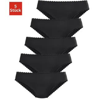 Jazz-Pants Slips, Damen, Gr. 48, schwarz, Microfaser, Obermaterial: 92% Polyamid, 8% Elasthan, PETITE FLEUR BY LASCANA, unifarben, körpernah, Unterhosen Jazz-Pants Slips, aus weicher Microfaser, Topseller