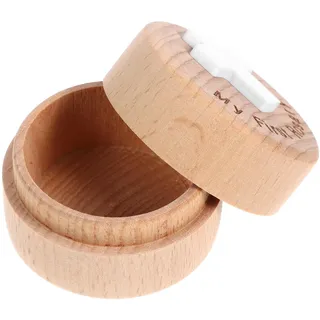 SOLUSTRE Rosenkranz-Holzkiste Vintage-Schmuckkästchen Aus Holz Mit Eingraviertem Retro-Muster Schmuckbehälter Für Ringe Ohrringe Und Kleine Schmuckstücke Auch Als Dekoration
