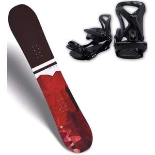 TRANS Snowboard »TRANS FR MAN RED 21/22«, (Set) TRANS aubergine/black/red 157