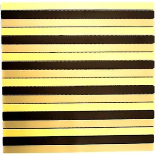 Aluminiummosaik schwarz/bronze/gold Küche Wand WC Bad Art:WB49-B301 1 Matte