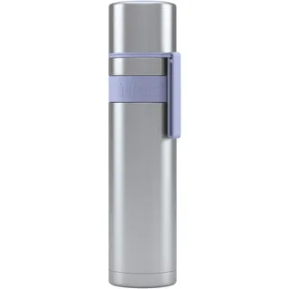Isolierflasche HEET 700ml – Thermoflasche aus Edelstahl, Doppelwandig, Vakuum-Isolierte Thermoskanne mit Becher, Auslaufsicher, BPA-frei, Hält 12h warm, 360° Verschluss, Trageschlaufe (Lavendelblau)
