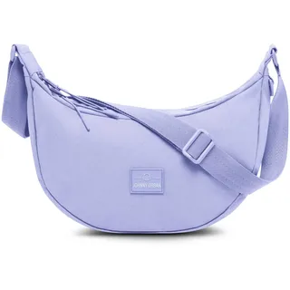 Johnny Urban Crossbody Bag Damen & Herren Lila - Ally Medium - Moon Bag Design - Umhängetasche im Halbmond Stil - Halbrunde Tasche mit verstellbarem Gurt - Wasserabweisend