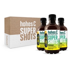 Hohes C Super Shots Immun (3 x 330ml) – Starke Abwehrkräfte mit Orange, Mango, Ingwer, Kurkuma-Extrakt – vegan, ohne Zuckerzusatz & Konservierungsstoffe