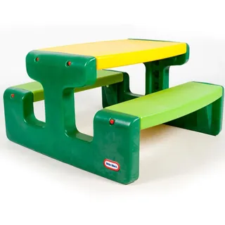 Little Tikes Large Picnic Table, Innen & Außen, Grün, Gelb, 6 Person(en), Kunststoff, 3 Jahr(e), CE - Grün