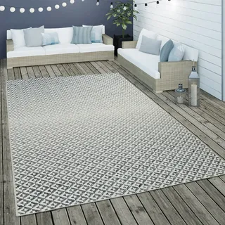 Paco Home Kortrijk 745 Outdoor-Teppich 80 x 150 cm Grau