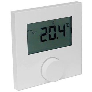 Raumregler Alpha direct Standard Display - 230 V - Gehäuse signalweiß