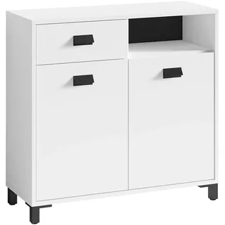 byLIVING Wellness Badkommode 80,5 x 77,5 x 31 cm Weiß