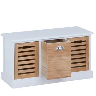 CARO-Möbel Trient 73 x 41 x 32 cm weiß / vintage