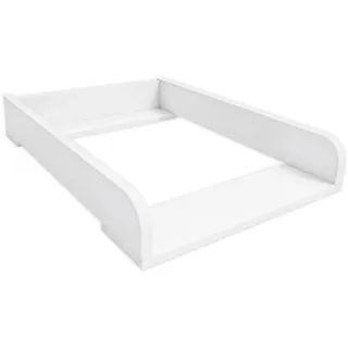 ComfortCove Wickeltischaufsatz, Abgerundeten Seiten, 53,2 x70 cm, Weiß