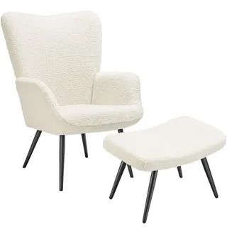 Tectake tectake® Sessel Hygge gepolstert,