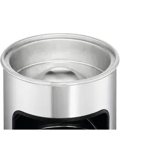 Durable Standaschenbecher mit Deckel Silber