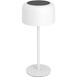 EGLO Solar Tischleuchte Roccanova Stahl 30,0 cm inkl. Touchdimmer weiß
