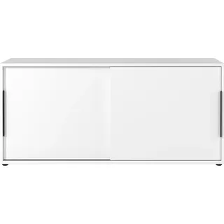 Germania Schiebetürenschrank Mailand 160 x 74 x 40 cm Weiß