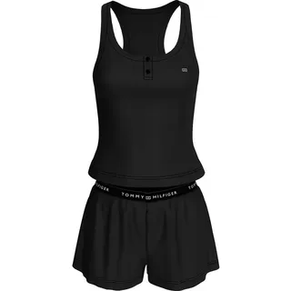 Tommy Hilfiger Modal Ärmelloser Pyjama - Black - XS