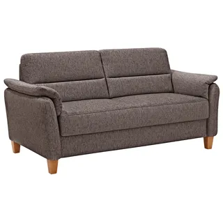 Home Affaire Couch Mikrofaser 3-Sitzer Braun
