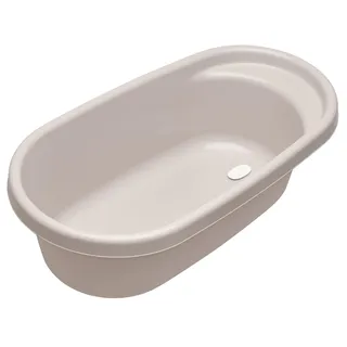 Orthex Babybadewanne 27 L mit Stöpsel | Grau | | Baby-Bad | BPA-frei | 10-Jahres-Garantie | L77 x W41 x H24 cm